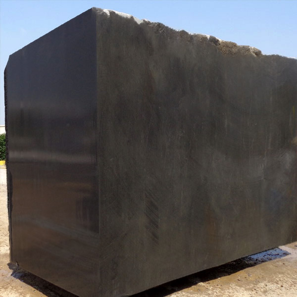 Black galaxy granite block