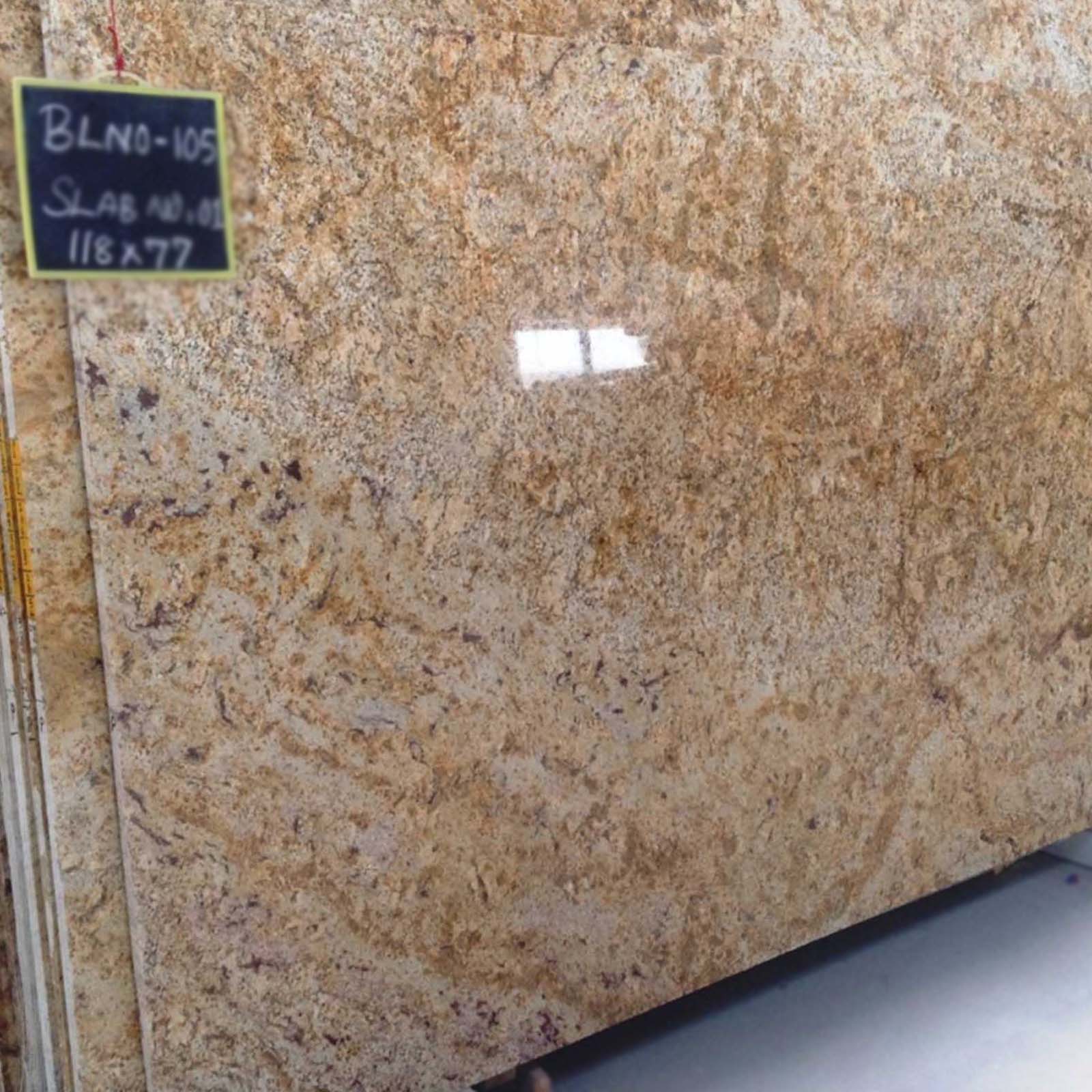 Ivory gold granite gangsaw slab