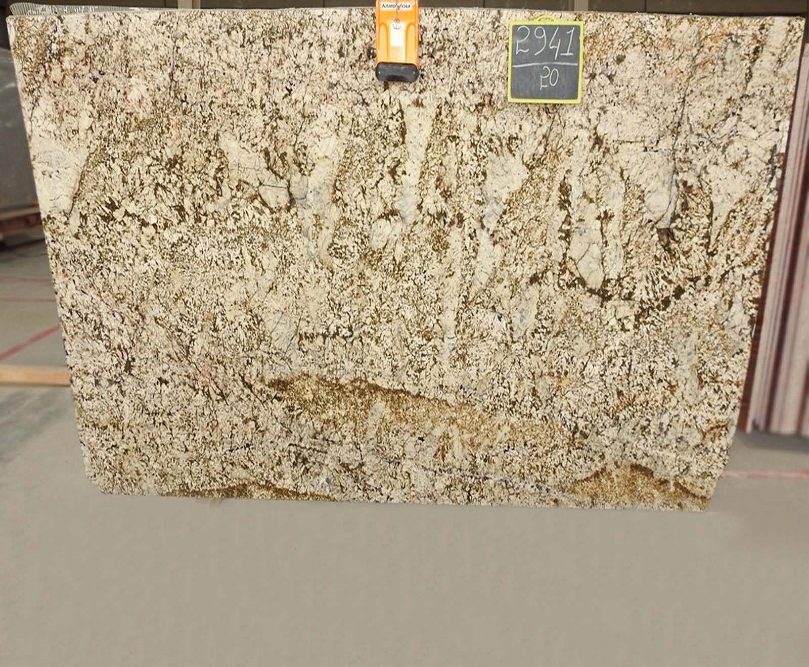 Bianco gold granite gangsaw slab