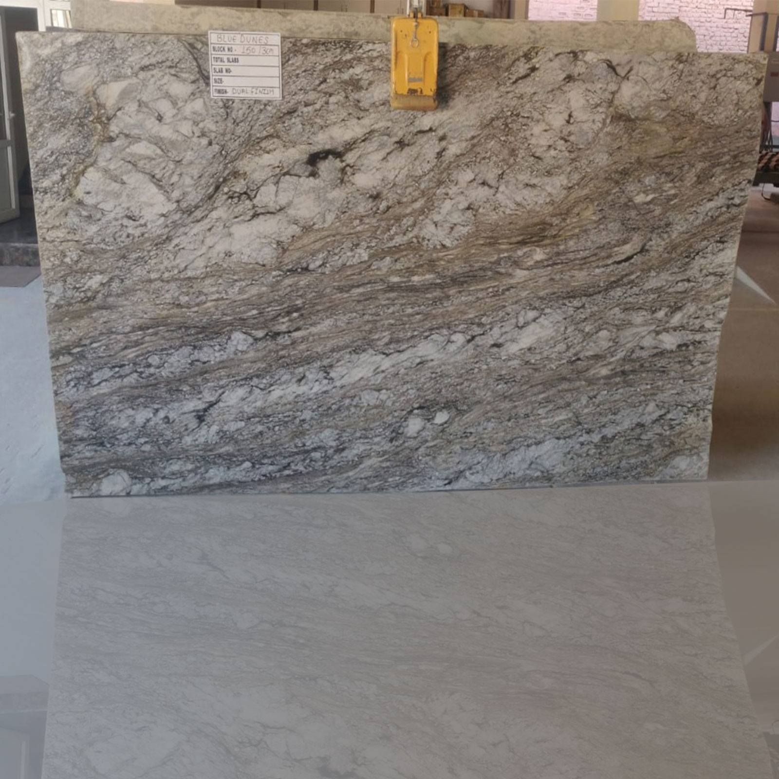 Blue dunes granite gangsaw slab