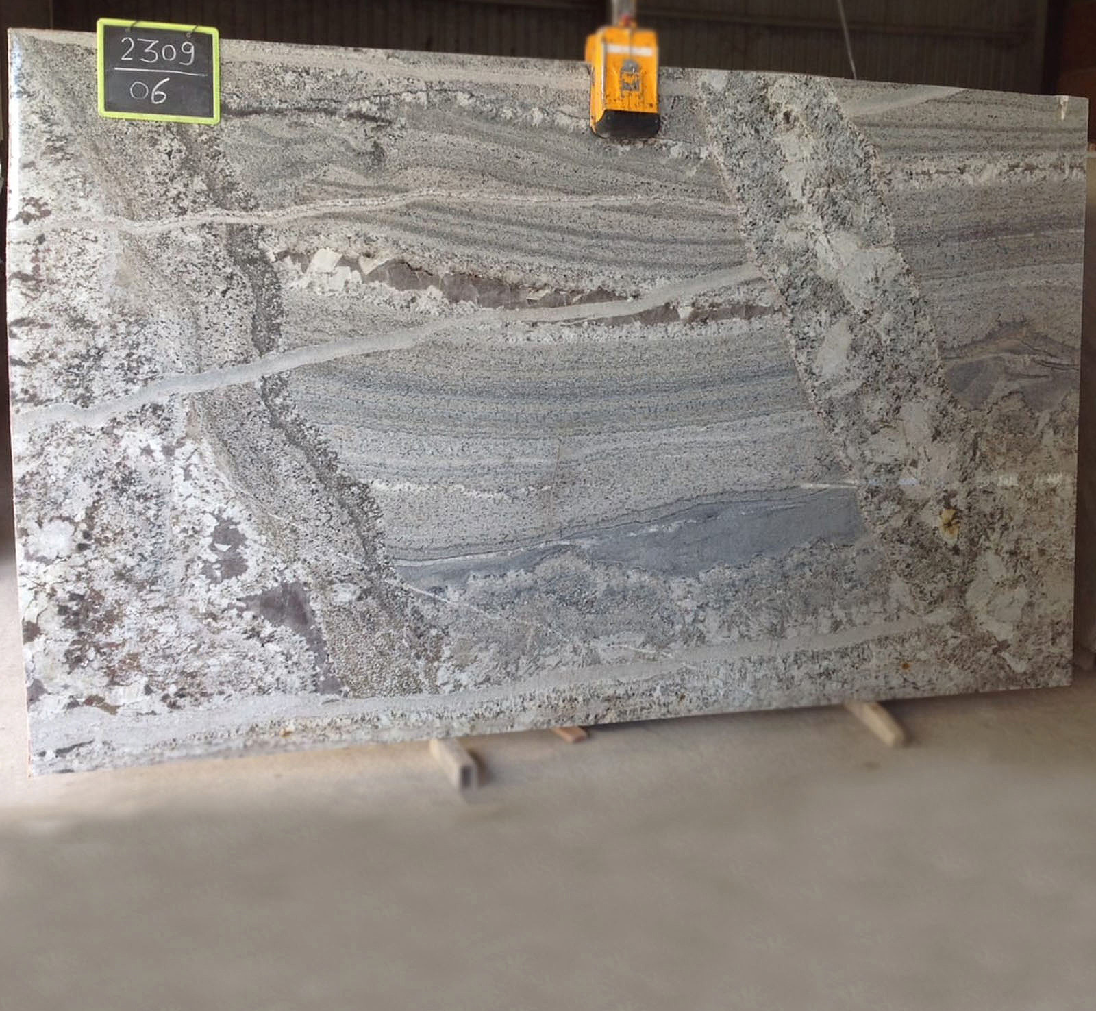Monte cristo granite gangsaw slab