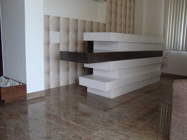 Granite flooring
