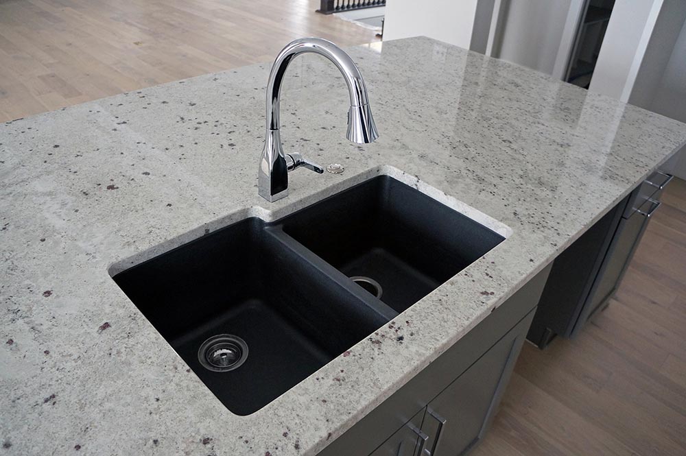 Colonial white granite countertop