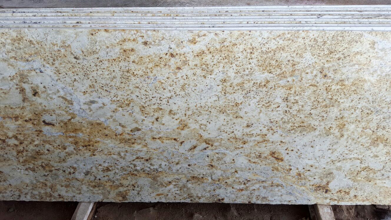 Colonial gold granite cutter slabs