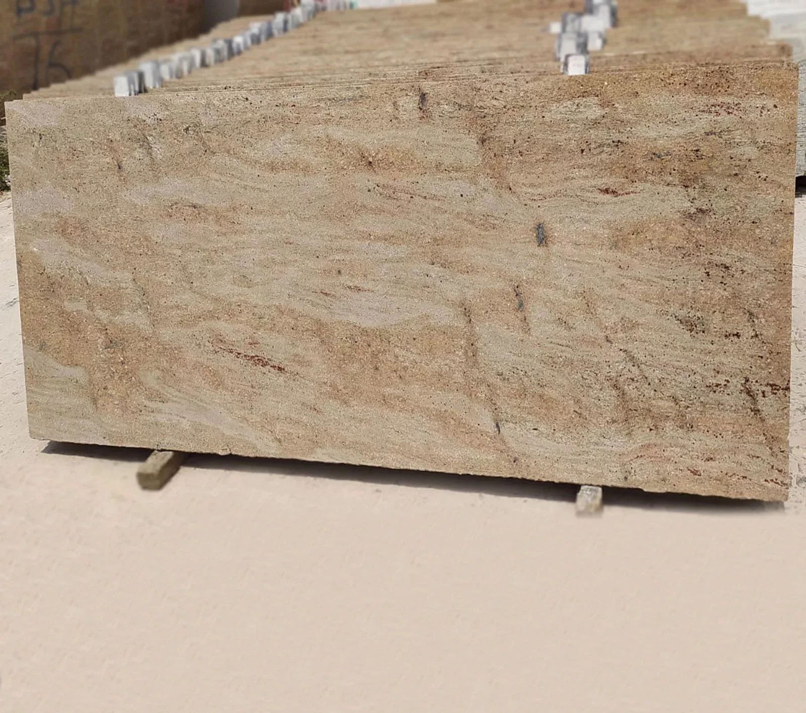 Ivory chiffon granite cutterslabs