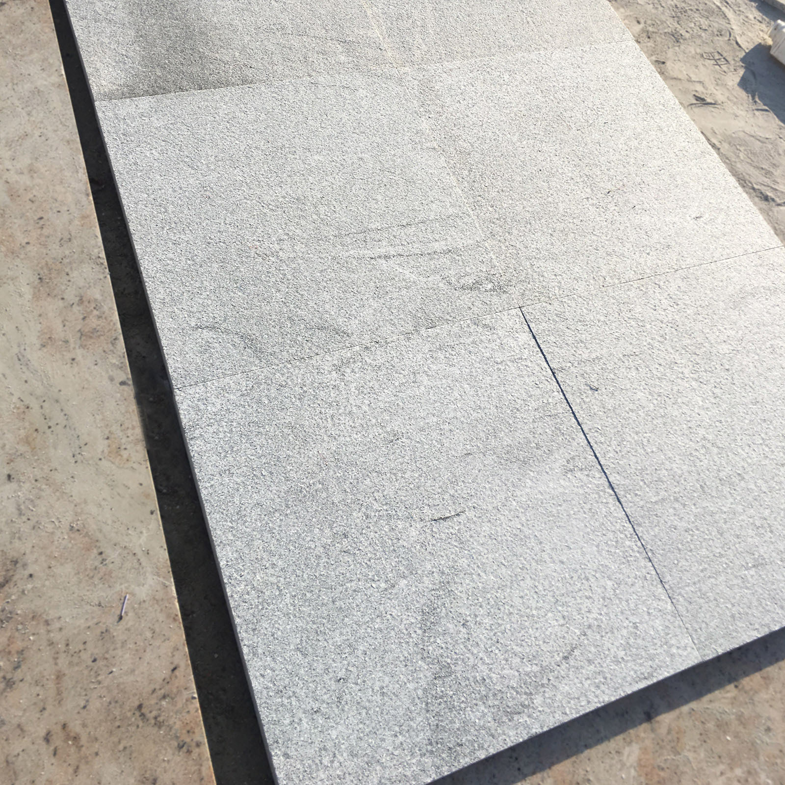 Viscon white flamed finish