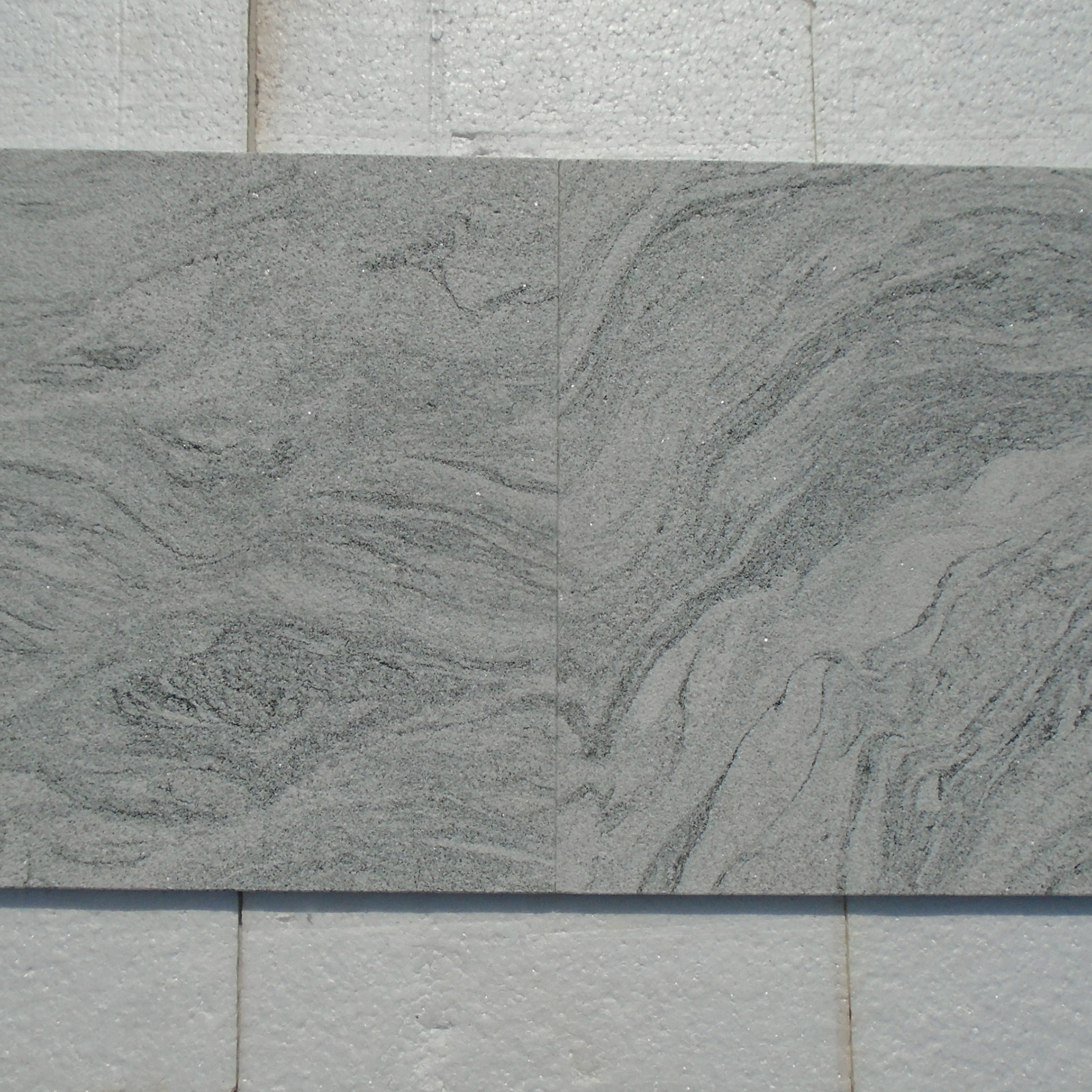 Viscon white shotblast brushed