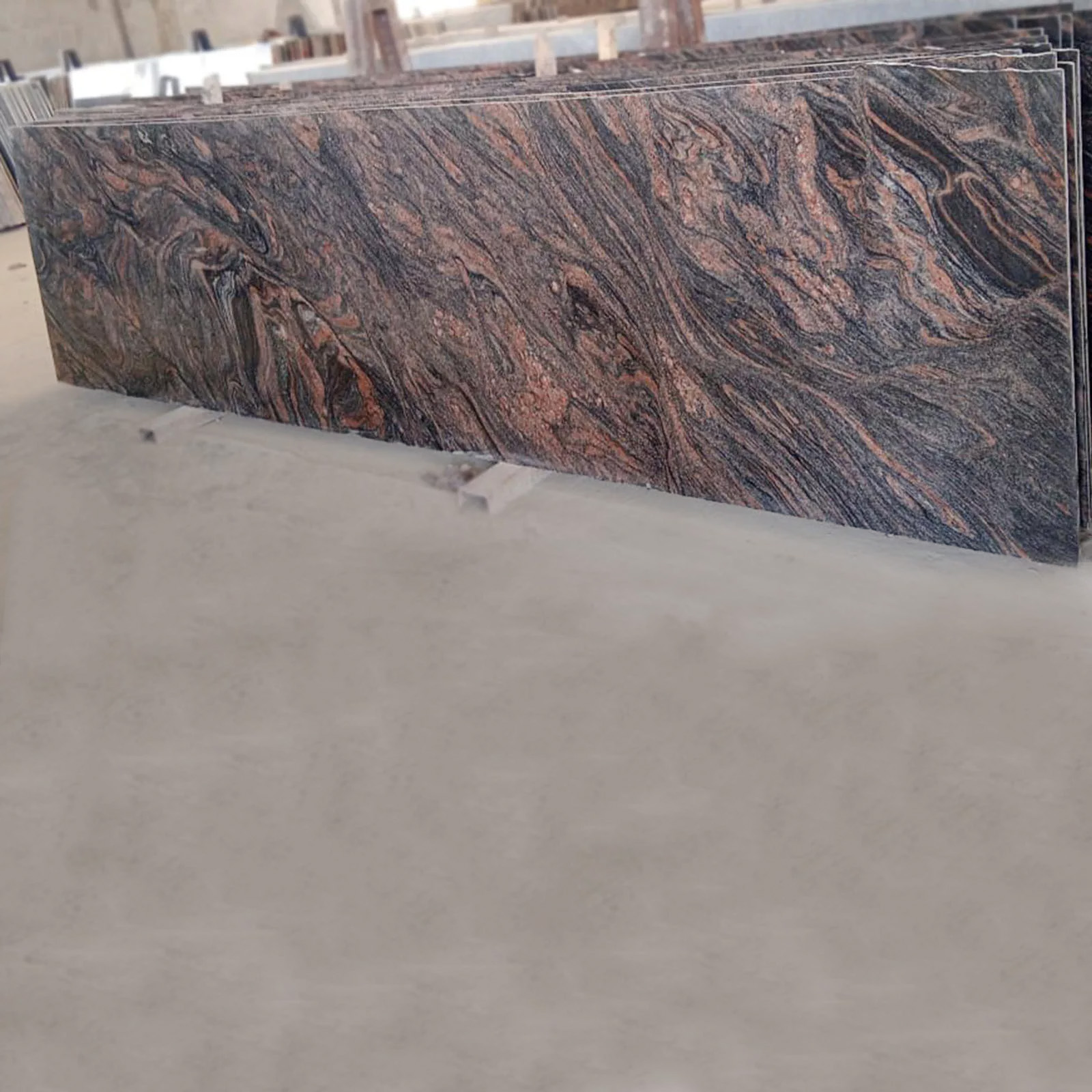 Himalayan blue granite cutterslab
