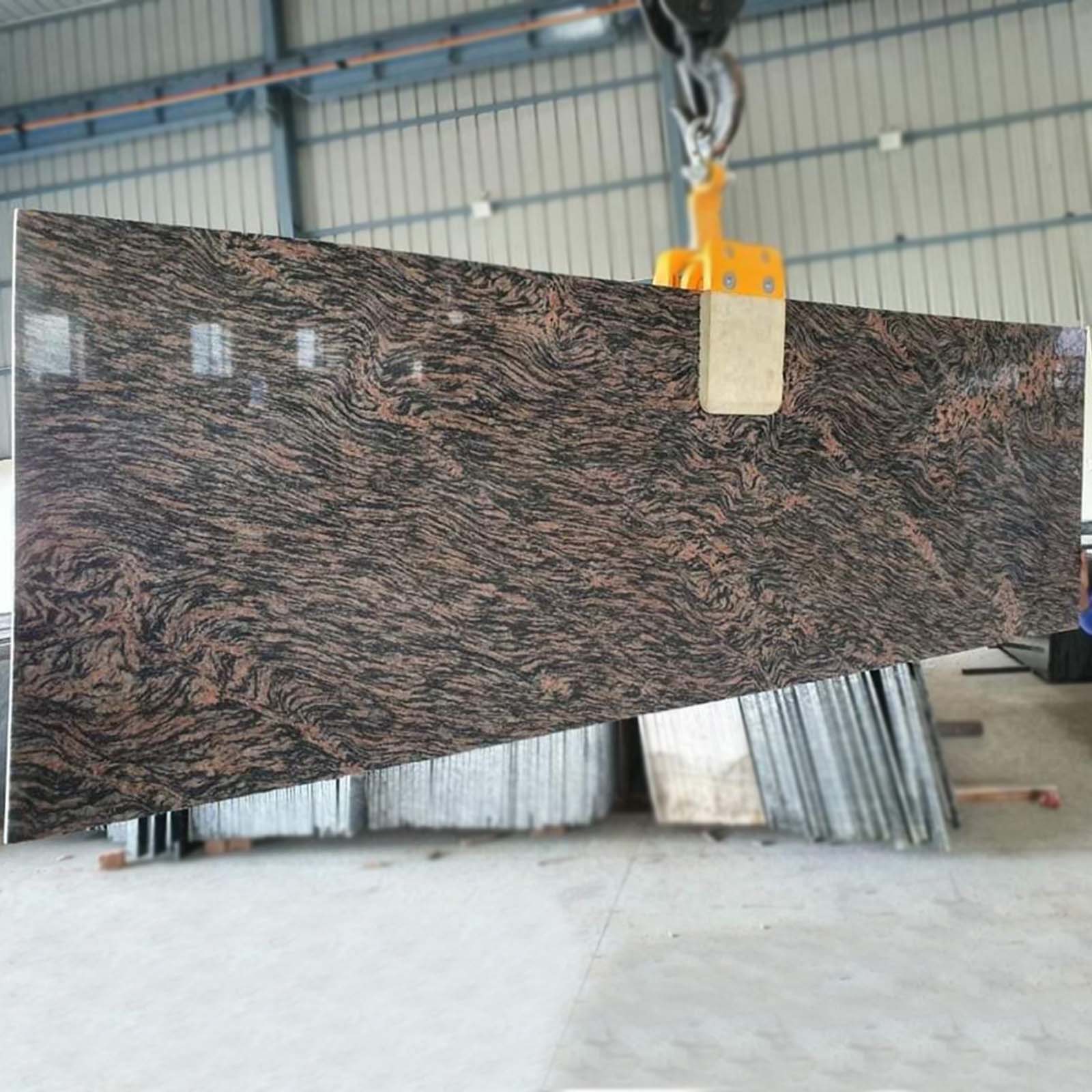 Tiger skin granite cutterslab